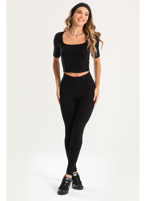 Calca Canelada Mercado Livre CalÃ§a Ribana Feminina Cintura Alta