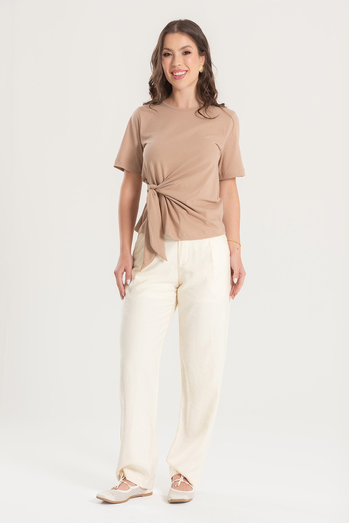 T-Shirts Feminina - Flor de Calota - Flor de Carlota